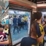 Fenerbahçe ve Trabzonsporlu taraftarlar Marmaray’da kavga etti